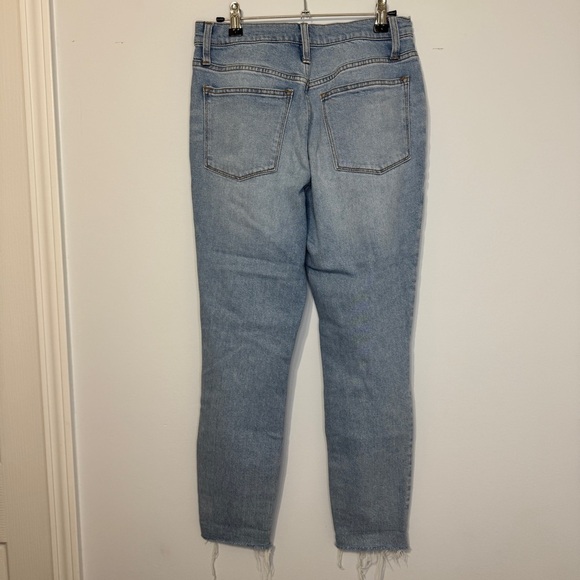 J.Crew 10” High-Rise Skinny Jeans Distressed Raw Hem | Size 27 - Picture 2 of 15